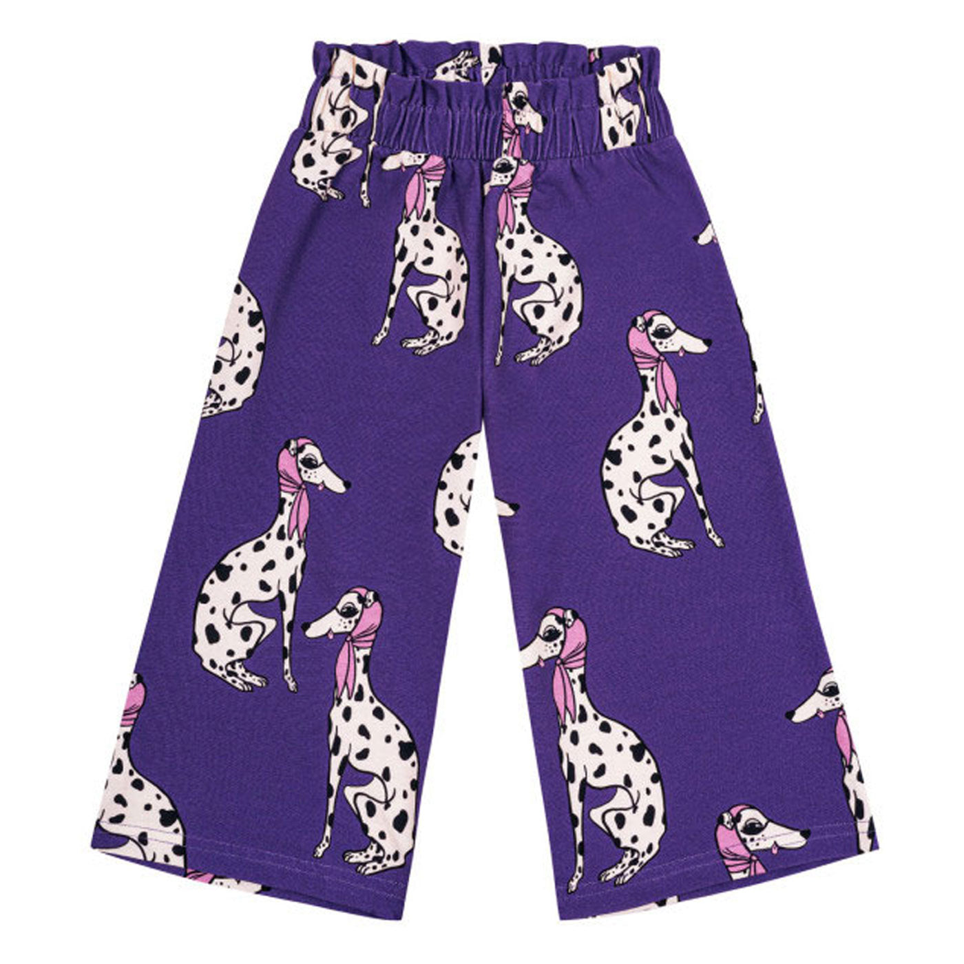 52A.CULLOTES_DALM_PLM # Kids Trousers Dalmatian Plum