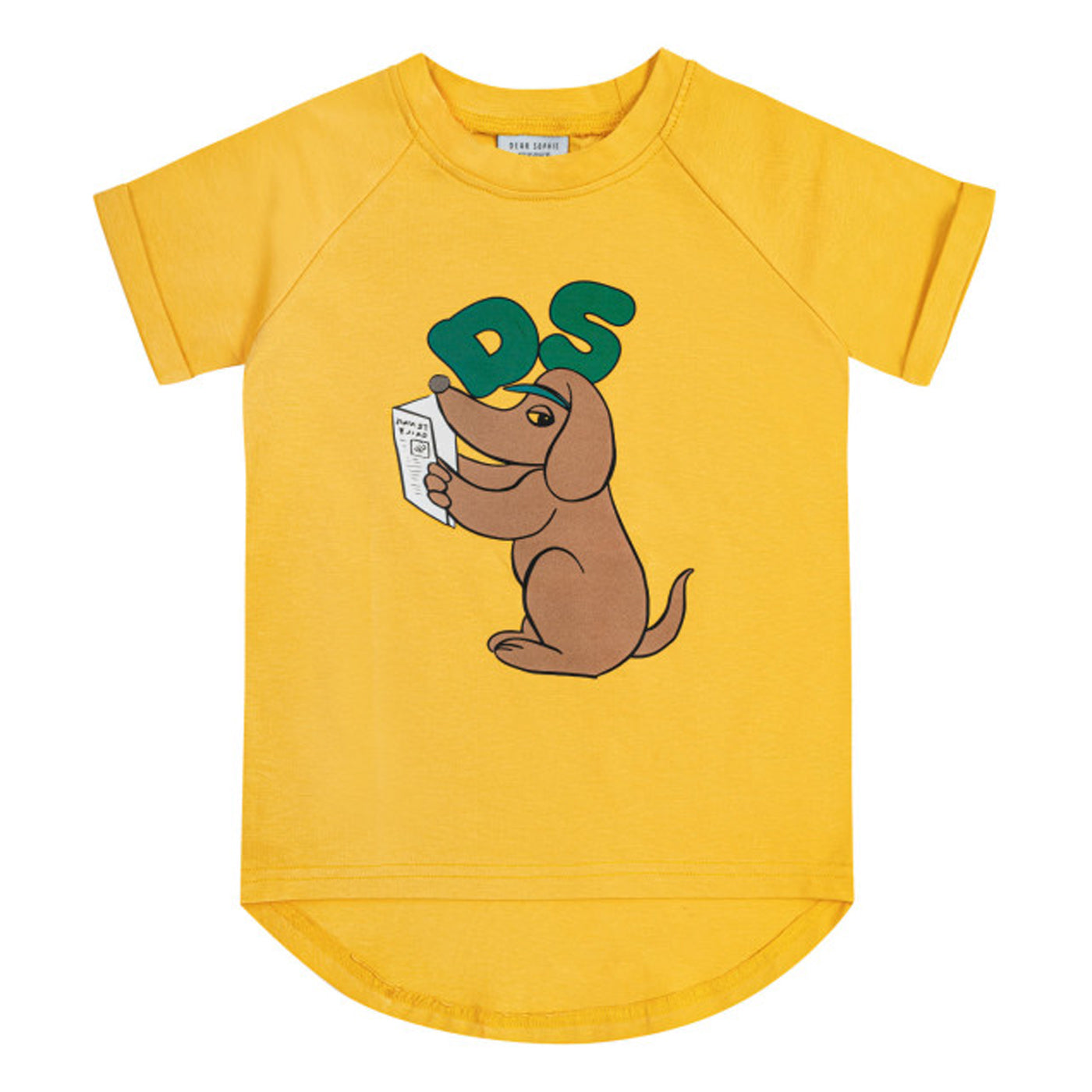 52A.T-SHIRT_DOG_YELLOW # Baby T-Shirt Dog Reader