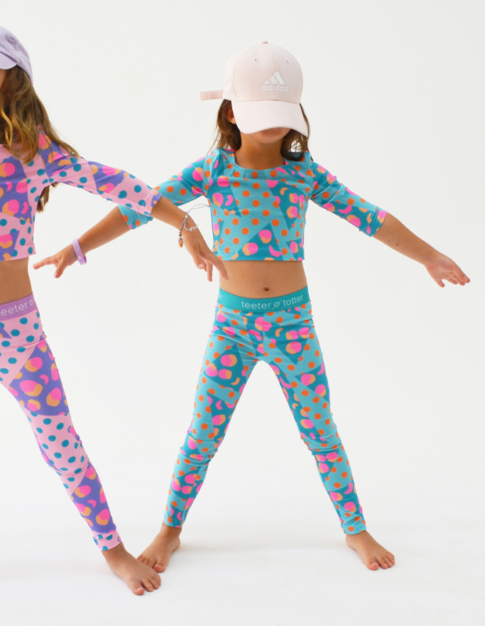 52B.ΤΤ211-155 # Παιδικό Κολάν Dancing Dots Green