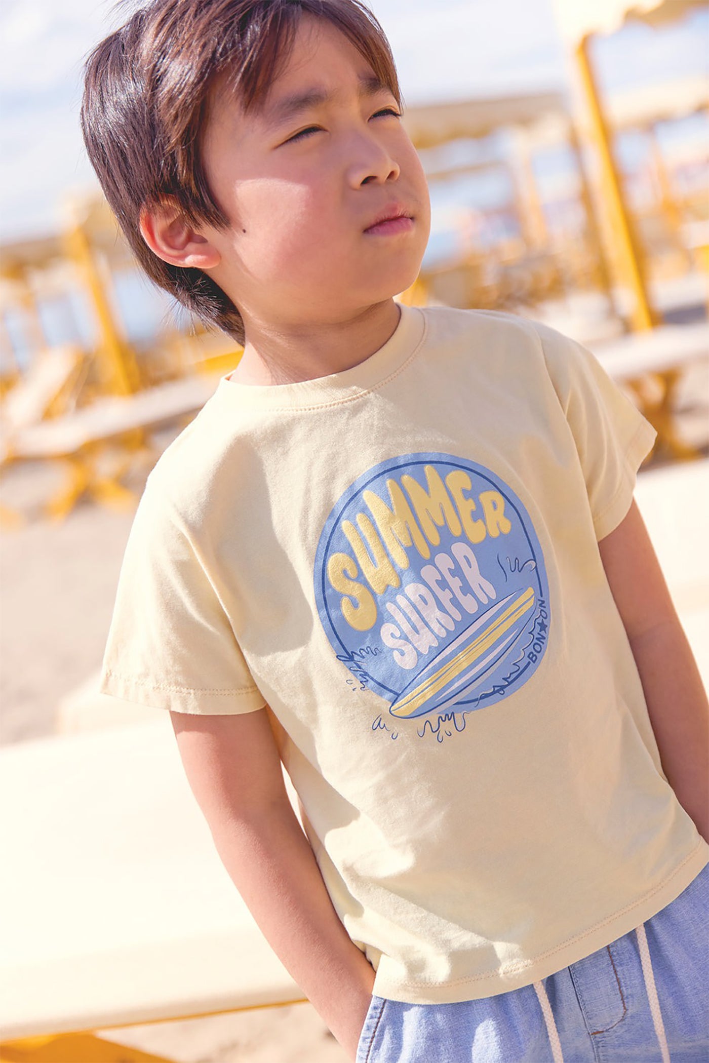 52A.BA10103-70025E # Kids T-Shirt Surfer Limonade