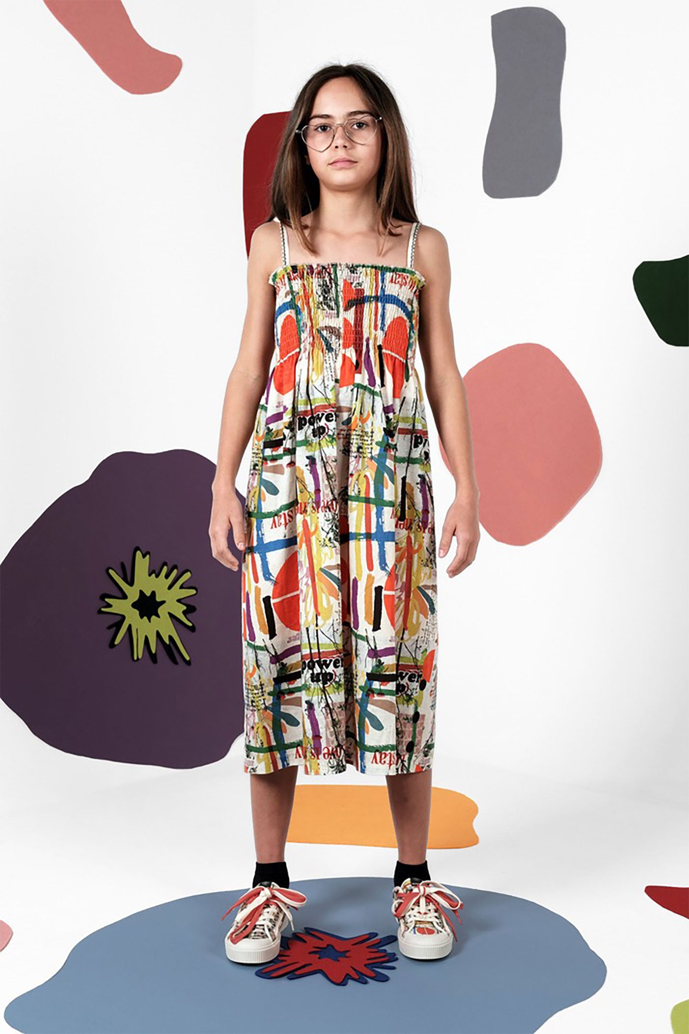 52A.DRE00940012503 # Παιδικό Αμάνικο Φόρεμα Noelia Power Up