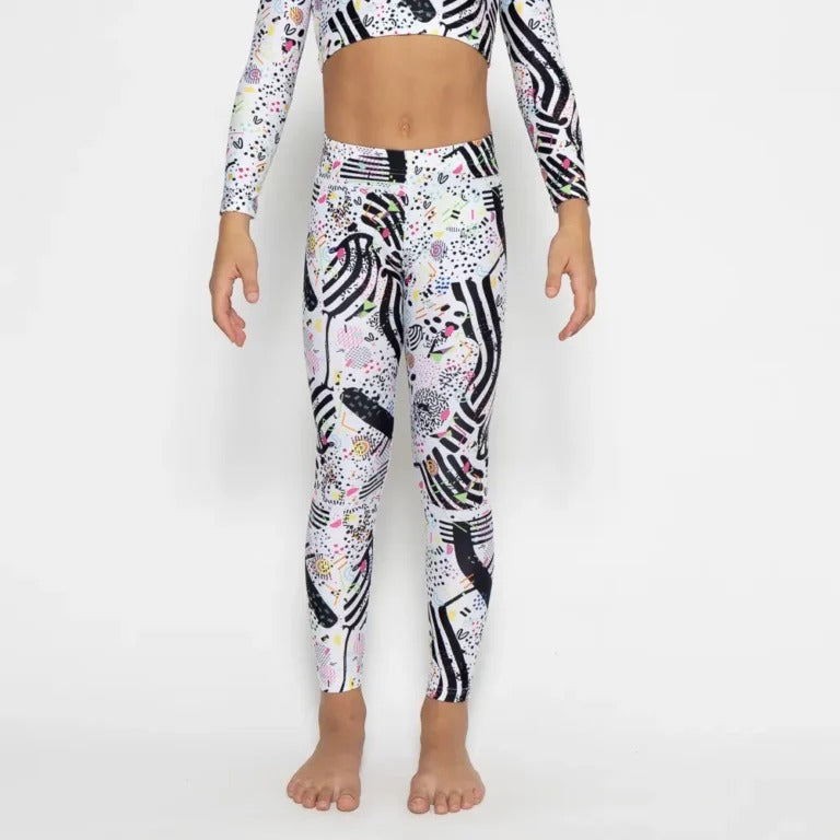 52B.VW-LEG-WHITEFEEL # Kids Leggings White Feelstorm