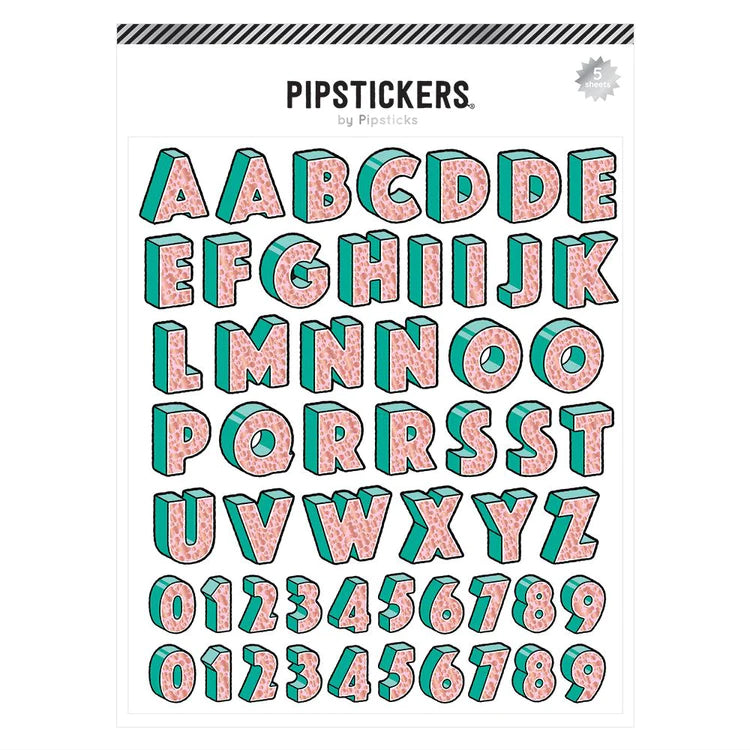 Αυτοκόλλητα Effervescent Alphabet