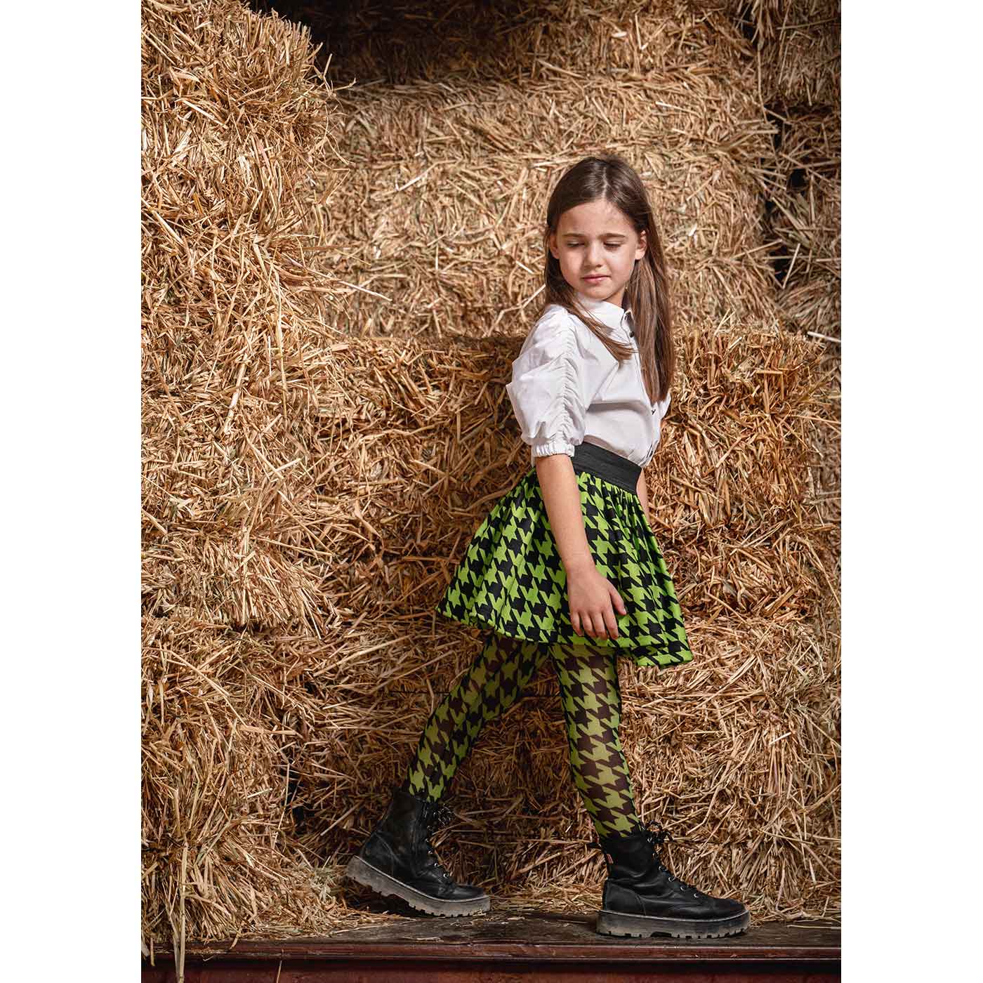 Παιδικό Cropped Πουκάμισο Λευκό