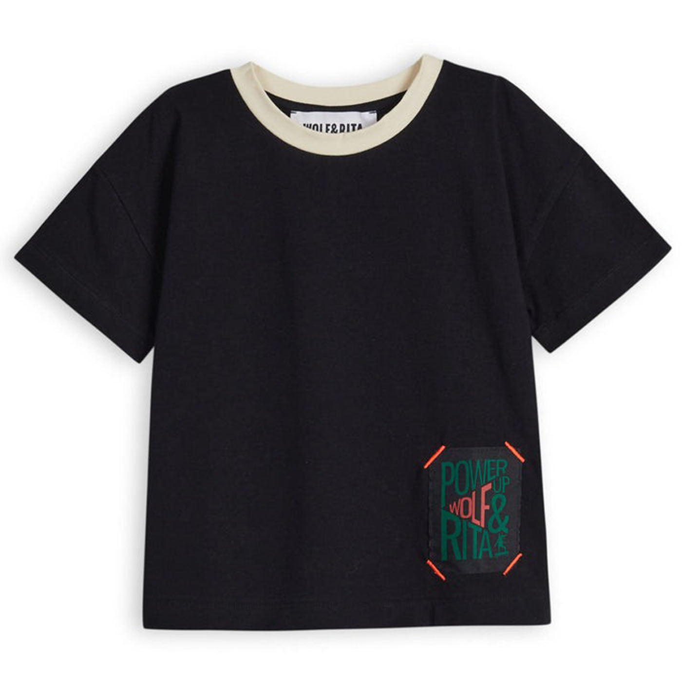 52A.TSH01600622516 # Παιδική Μπλούζα T-Shirt Gisela Black