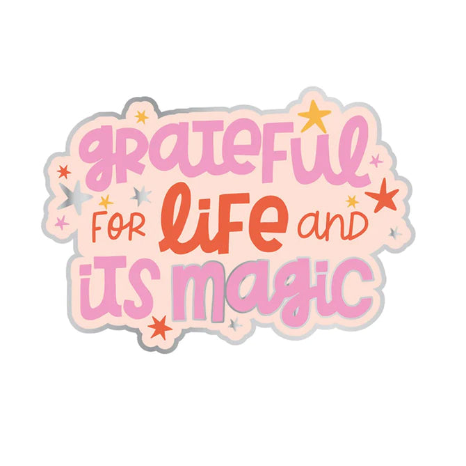 Αυτοκόλλητο Βινυλίου Grateful For Life