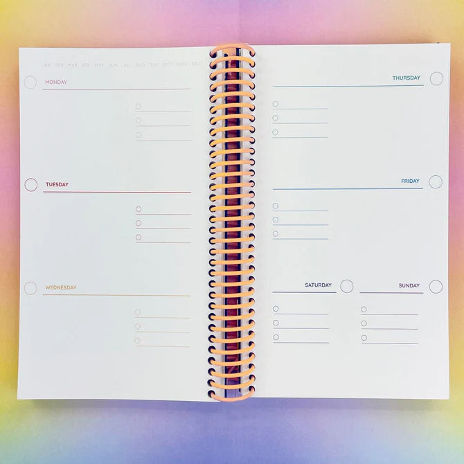 Planner 12 Μηνών Happy Thoughts