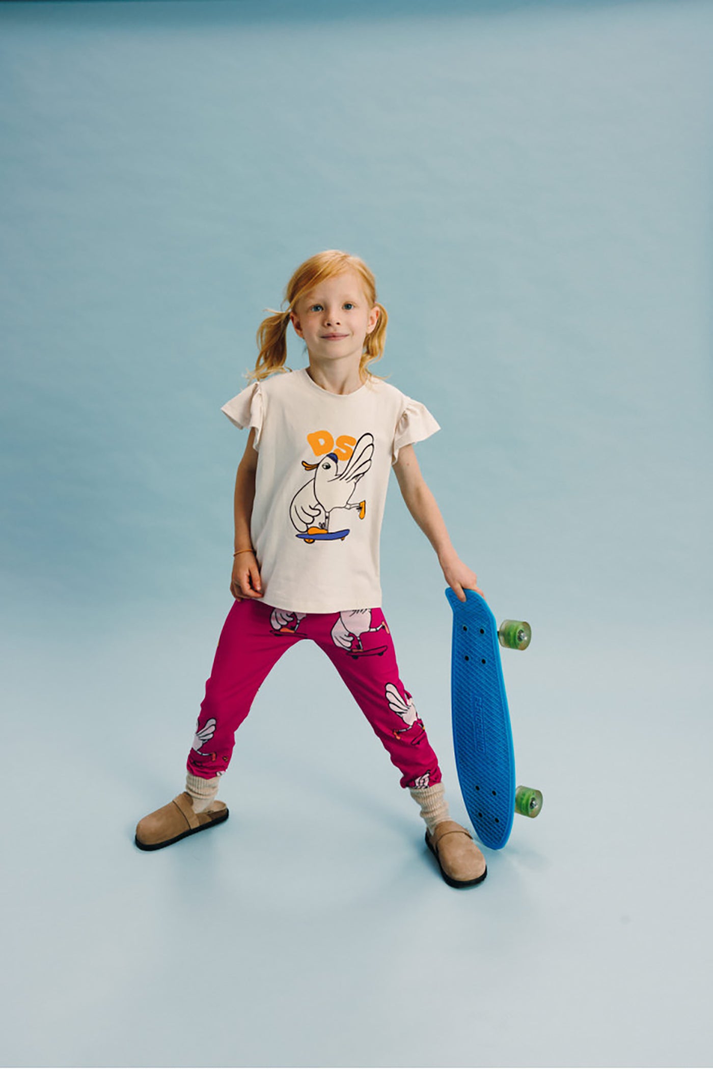 52A.FRILL_TANK_OFFWHITE # Παιδική Μπλούζα T-Shirt Hi Bird Off White