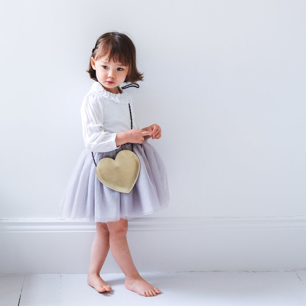 Παιδική Τσάντα Ώμου Gold Heart