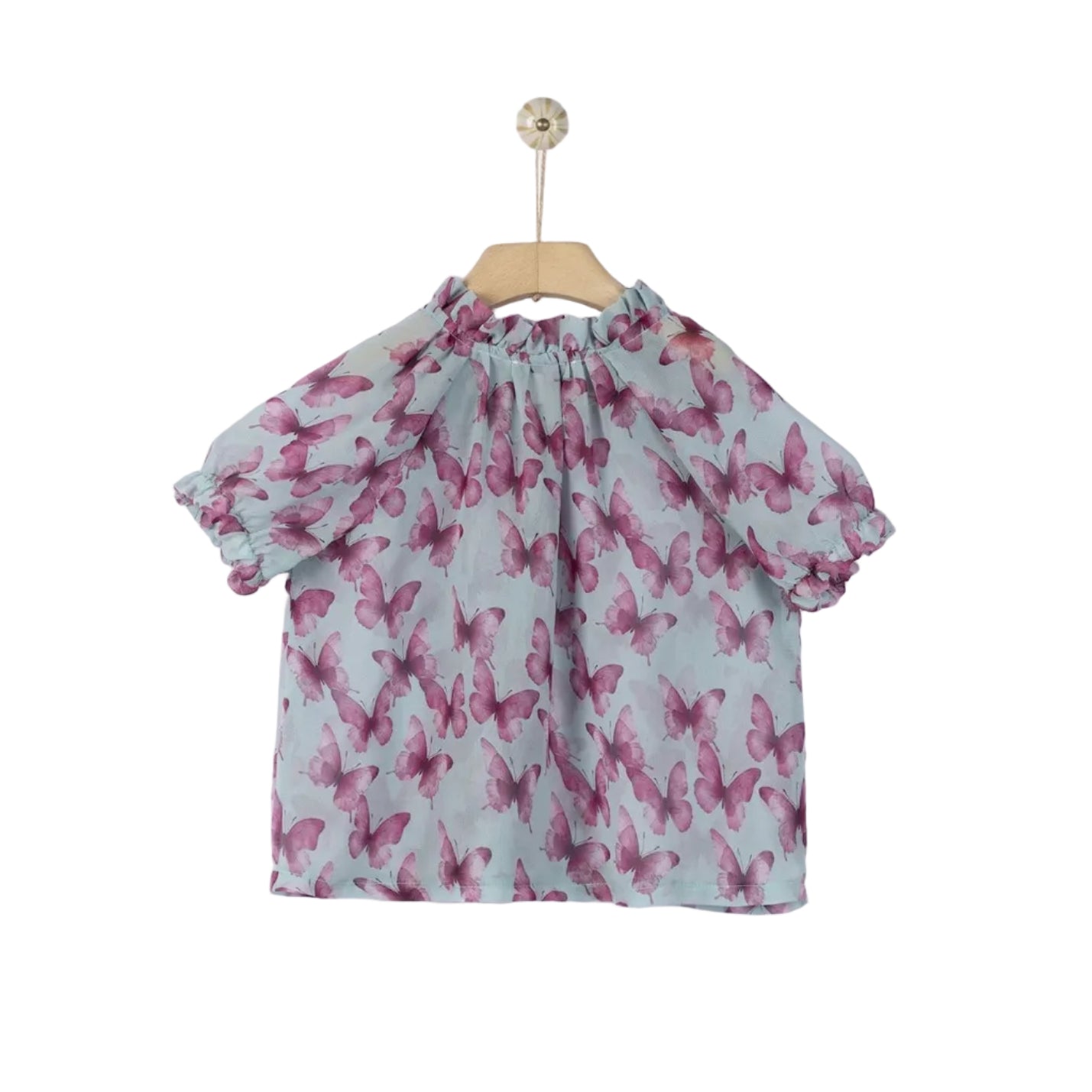 62A.41310323016 # Kids Shirt Elyra Flutter Aqua Mix