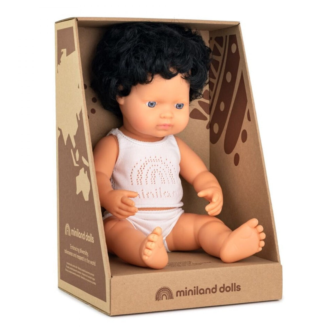 99.31261 # Baby Boy Doll European with Curly Hair