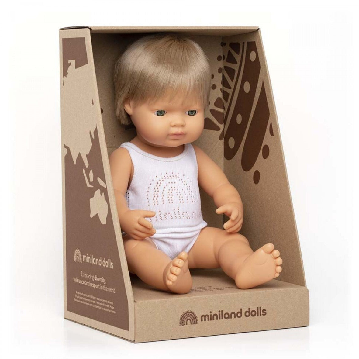 99.31259 # Baby Boy Doll European with Blonde Hair