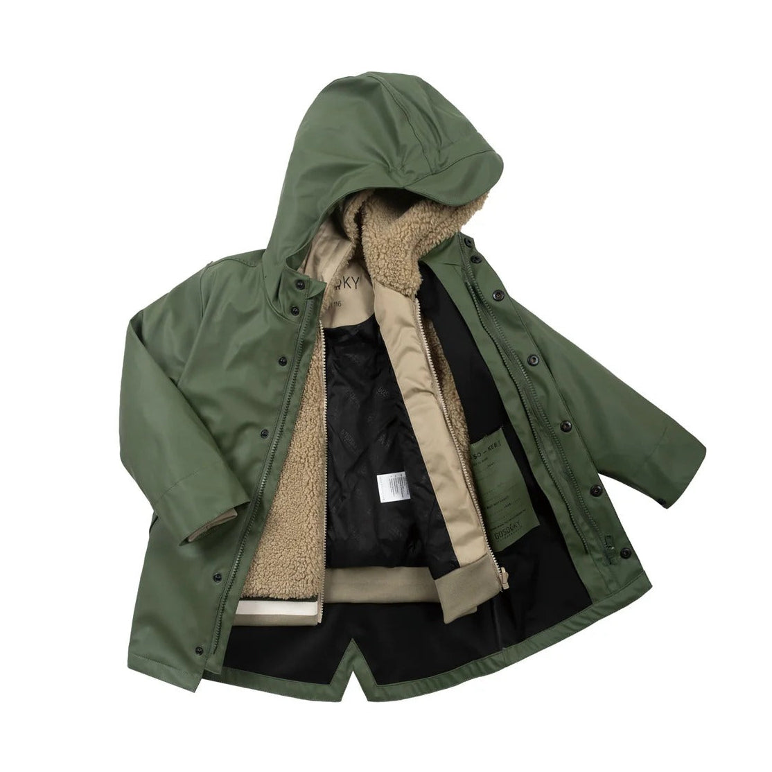 52B.25291304-539 # Παιδικό Μπουφάν 3 σε 1 Snake Pit Bronze Green