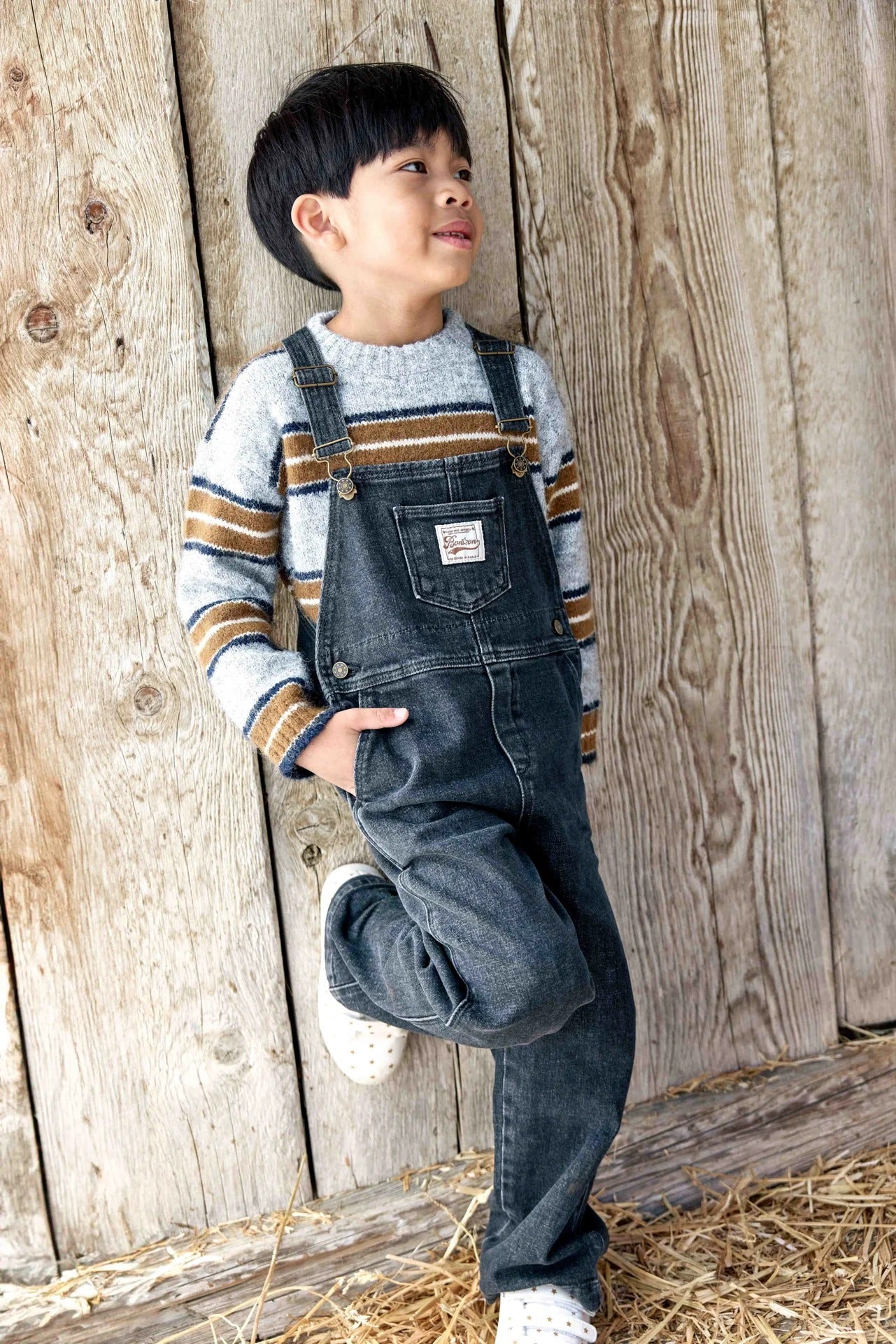 52B.BB18053-210 # Παιδικό Πουλόβερ Milton Stripes