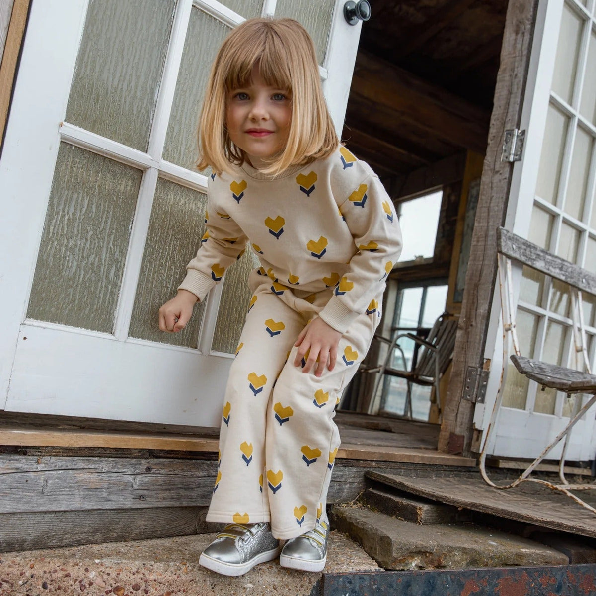 Kids Sweatpants Heart Coeur