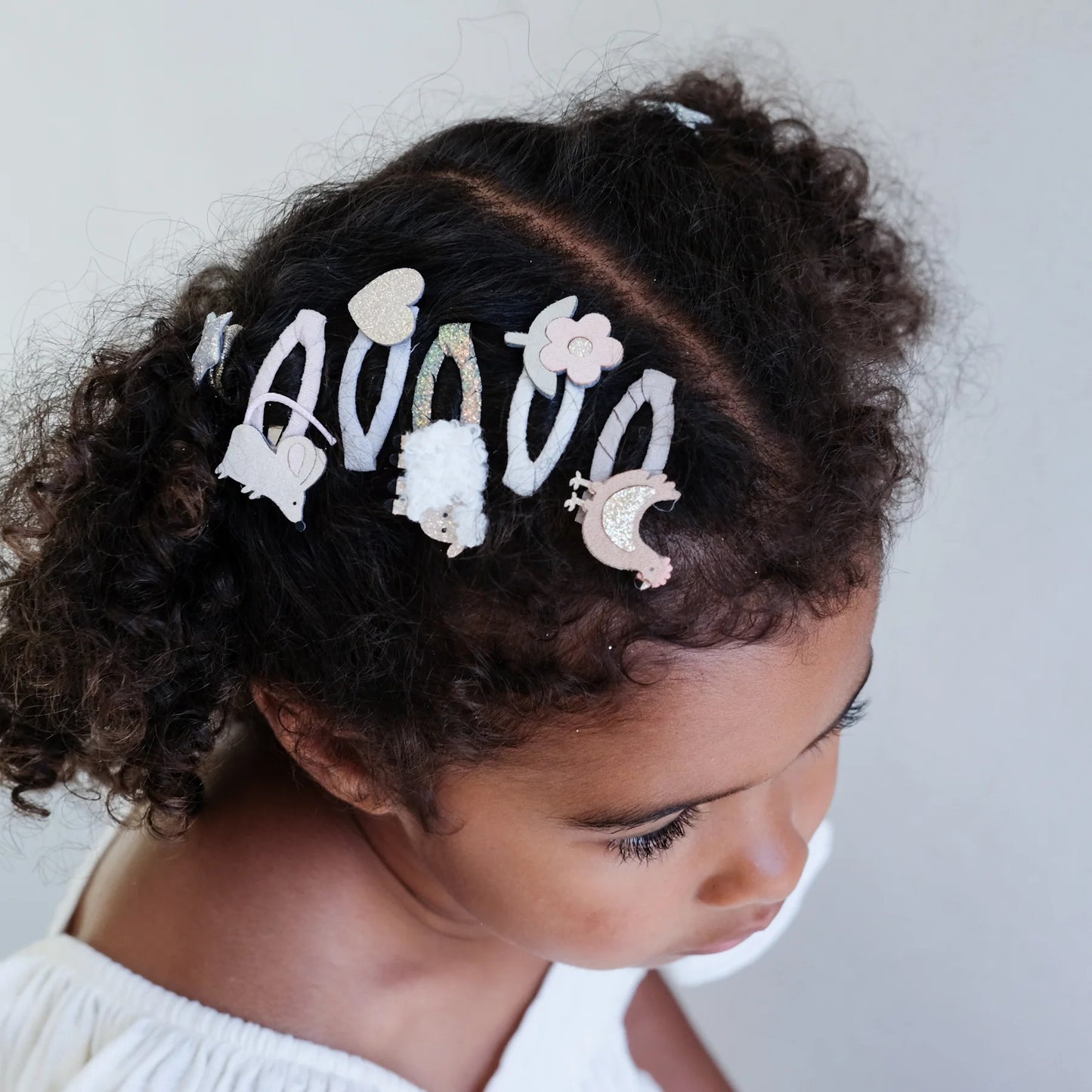 52B.172028-22 # Σετ Παιδικά Κλιπ Μαλλιών Mini Farm Animal