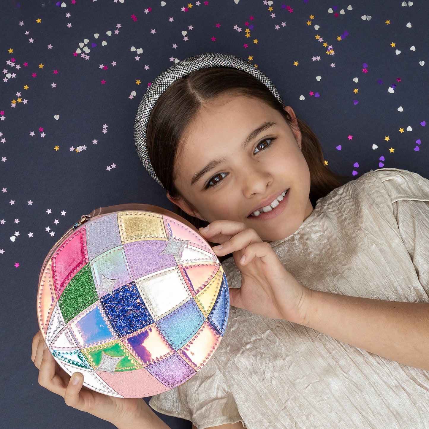 52B.172051-06 # Kids Padded Headband Disco Ball