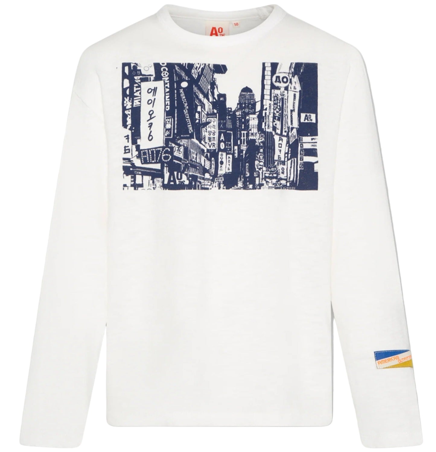 52B.225-2065-134-100 # Kids Long-Sleeved T-Shirt Street White