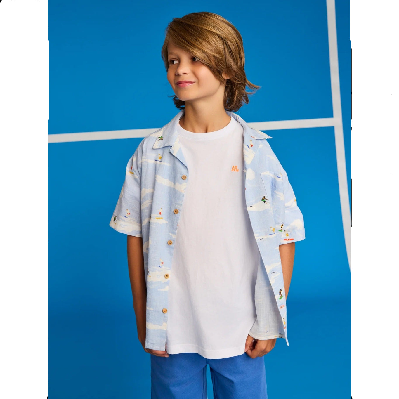 62A.126-2305-662-99 # Παιδικό Κοντομάνικο Πουκάμισο Hawaiian Rolls