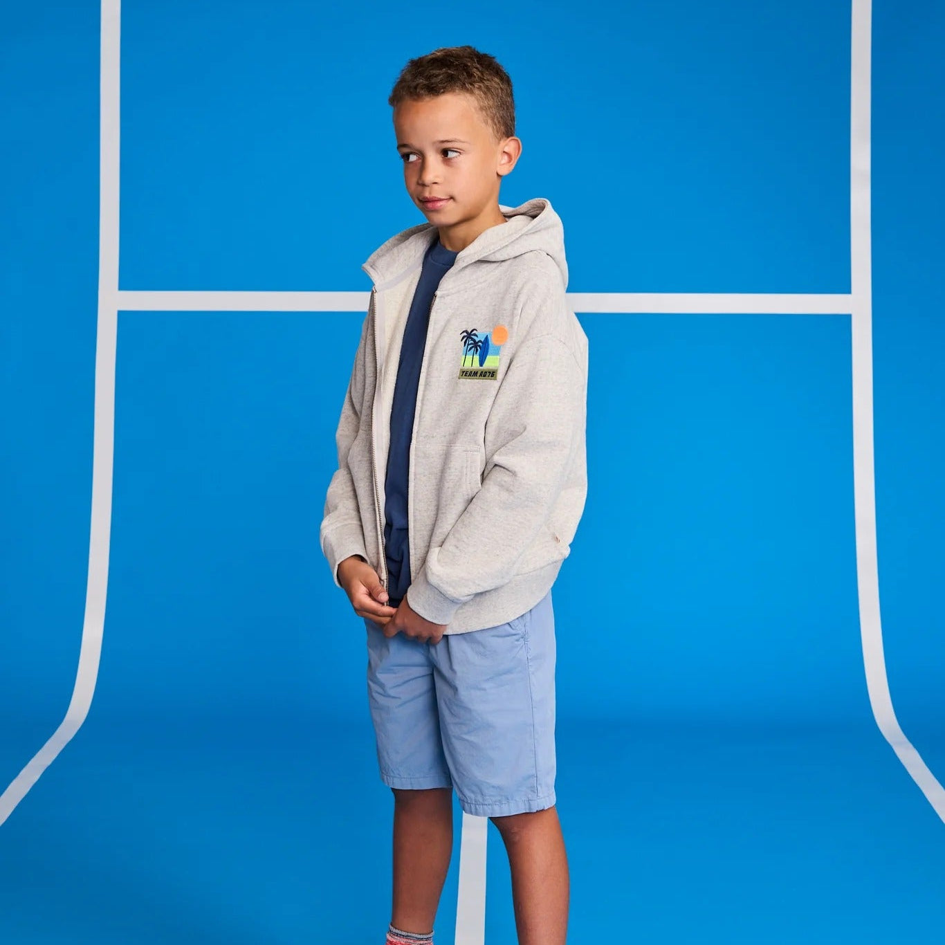 62A.126-2180-328-908 # Παιδική Ζακέτα Φούτερ Eldo Palms