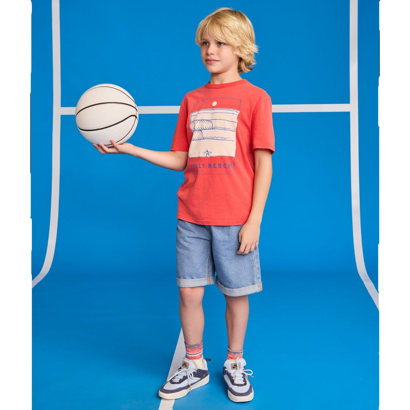 62A.126-2000-108-650 # Παιδική Κοντομάνικη Μπλούζα Mat Chili Red