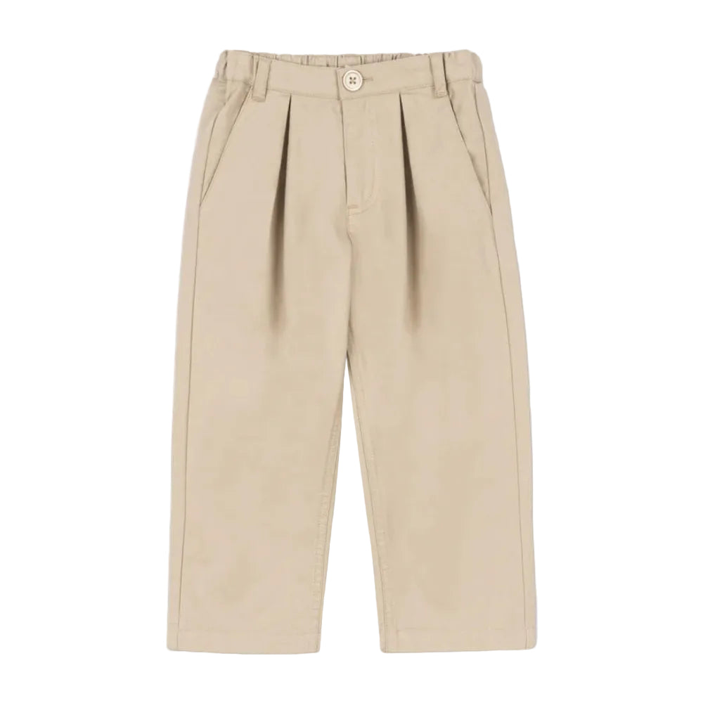 99.KS105136_OXFORD_TAN # Παιδικό Παντελόνι Chino Oxford Tan