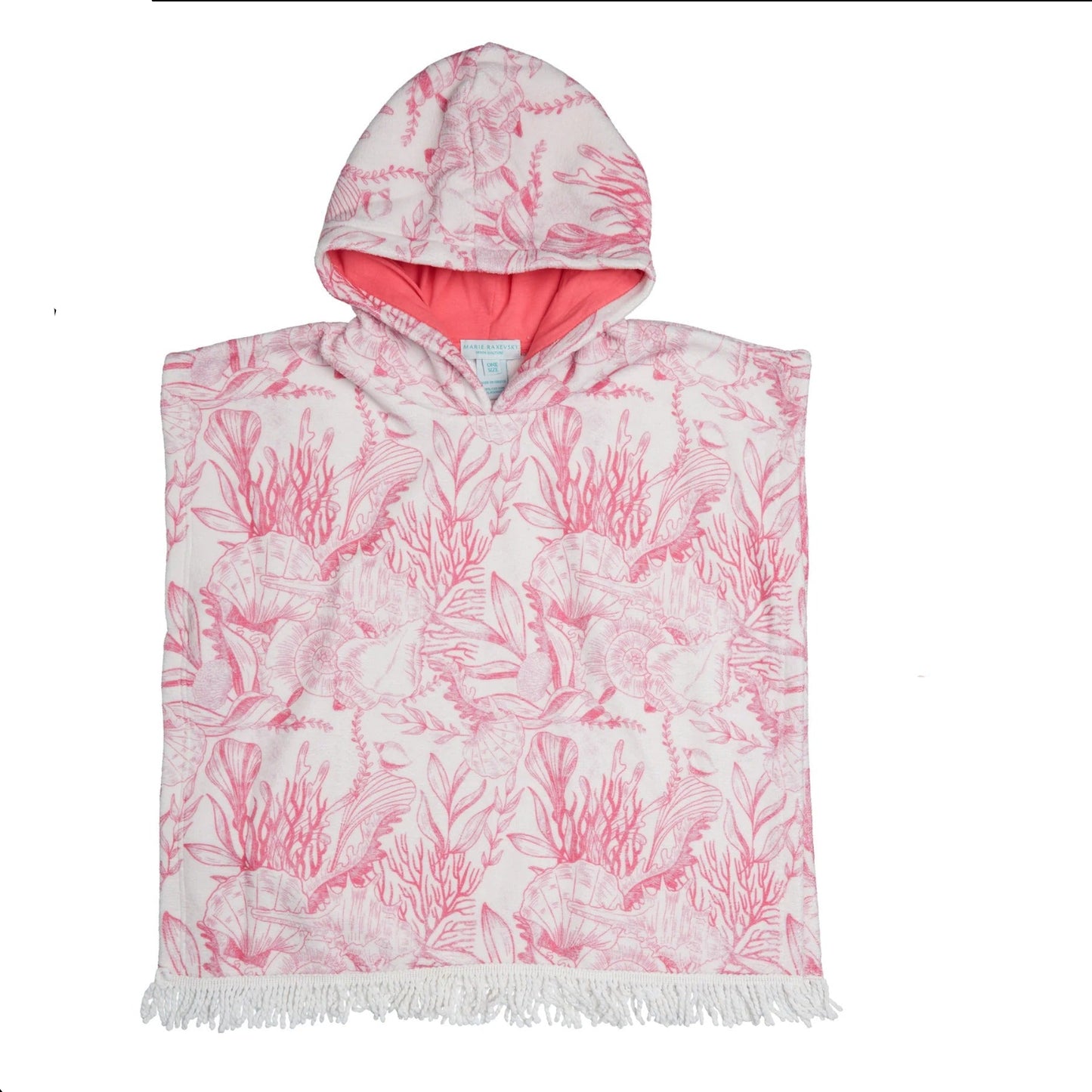 62A.S6AT908P # Kids Beach Poncho Thalassa Pink