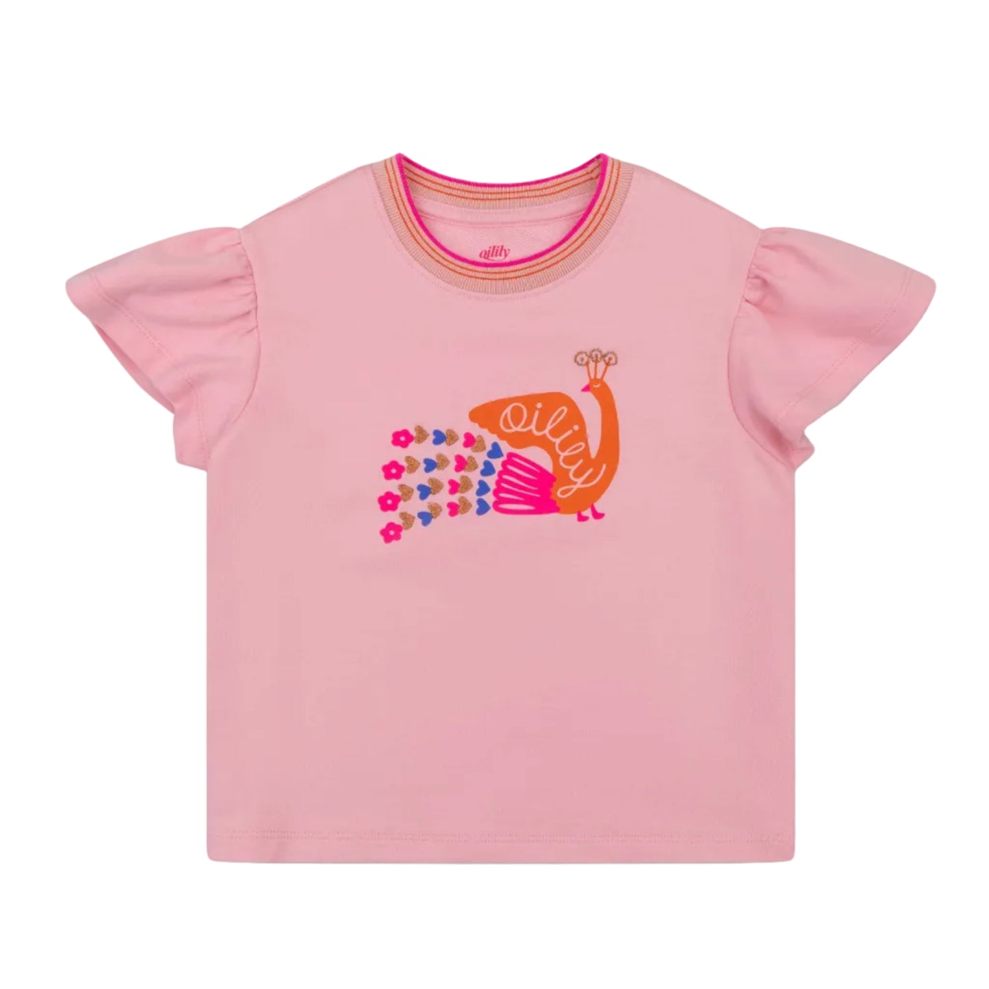 62A.YS26GHJ206 # Παιδική Κοντομάνικη Μπλούζα T-Shirt Hipti Candy Pink
