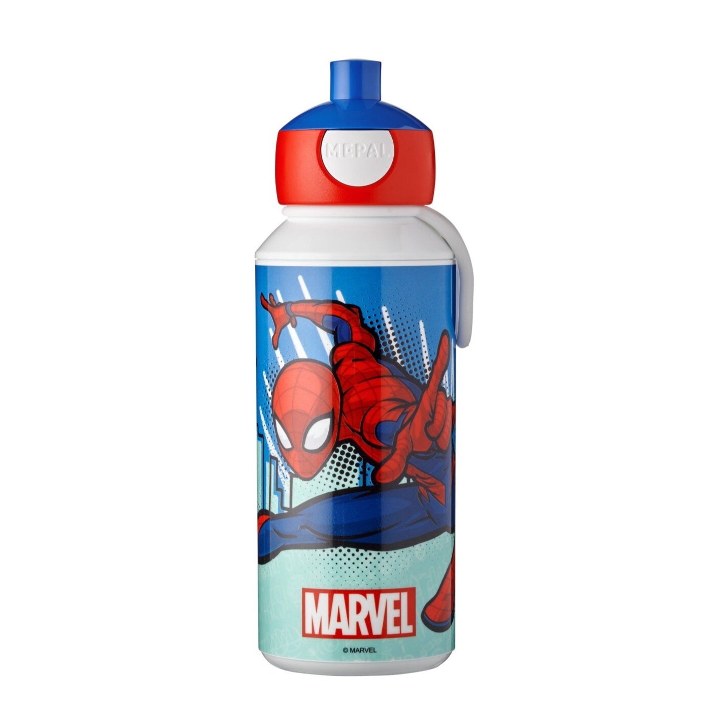 99.107410065396 # Kids Water Bottle Pop Up Campus 400ml Spiderman