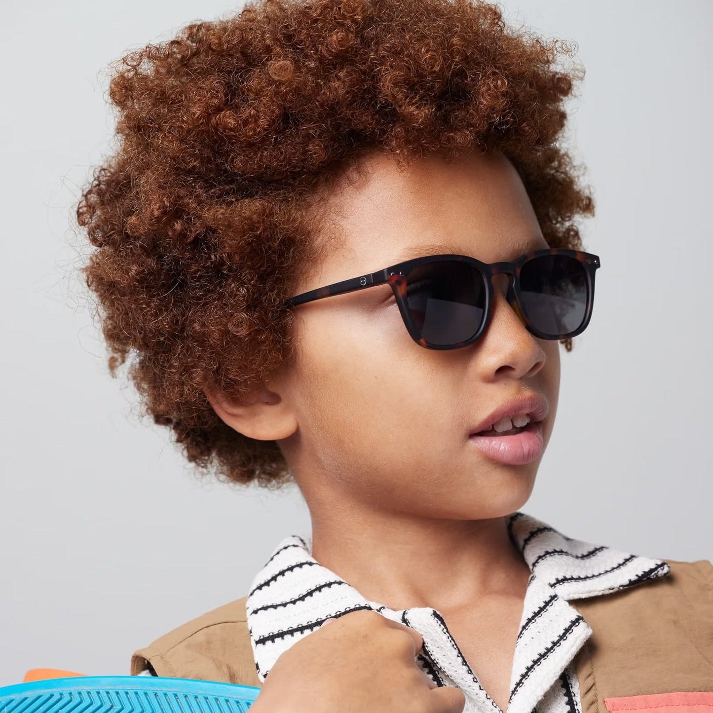 99.IZPZkids7E-TORTOISE # Kids Sunglasses #E Tortoise (5-7 years old)