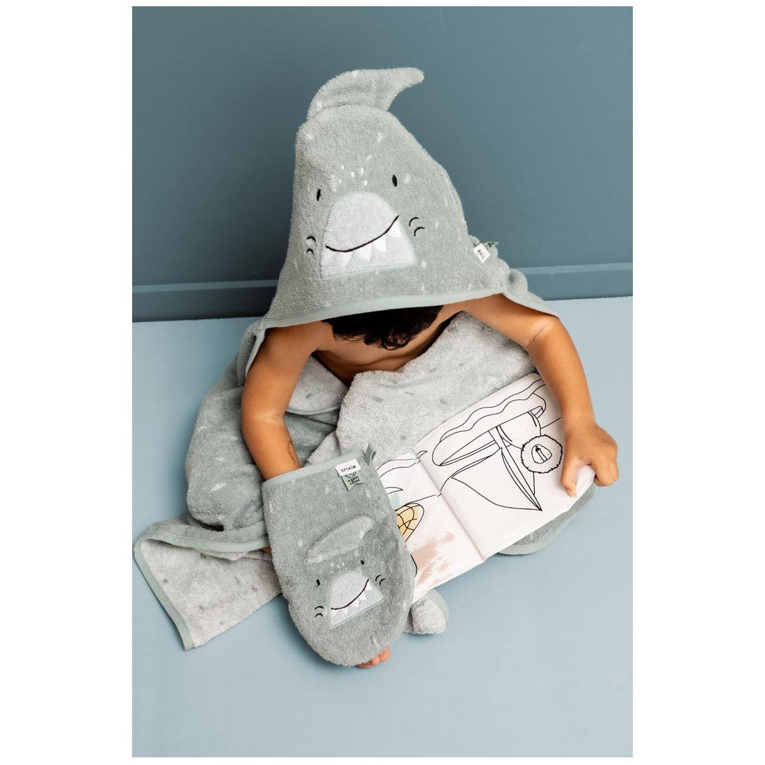 99.T11741 # Baby Towel Mr Shark