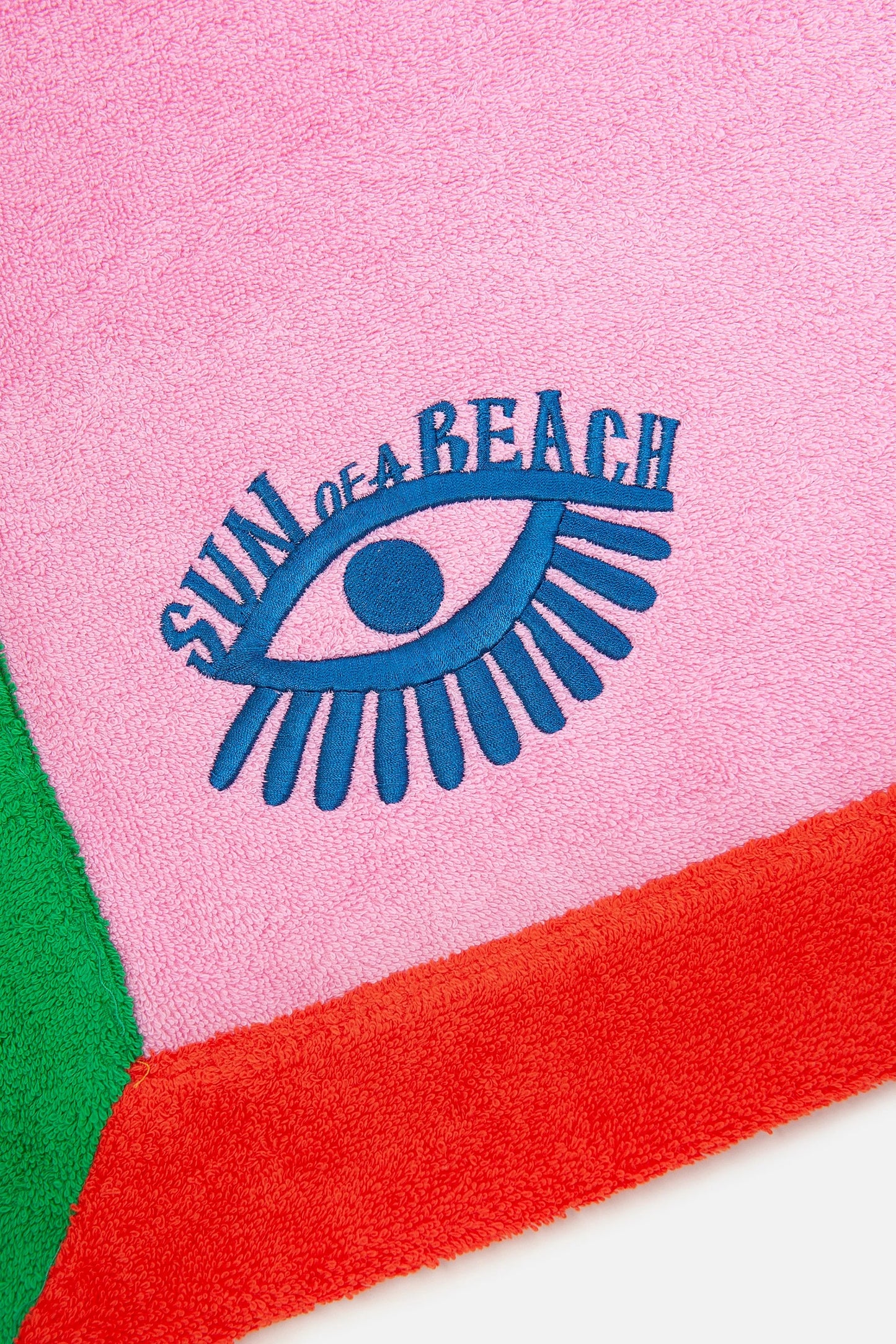 62A.SI/M/BBP-WAS-S # Large Multi Bubblegum Beach Towel