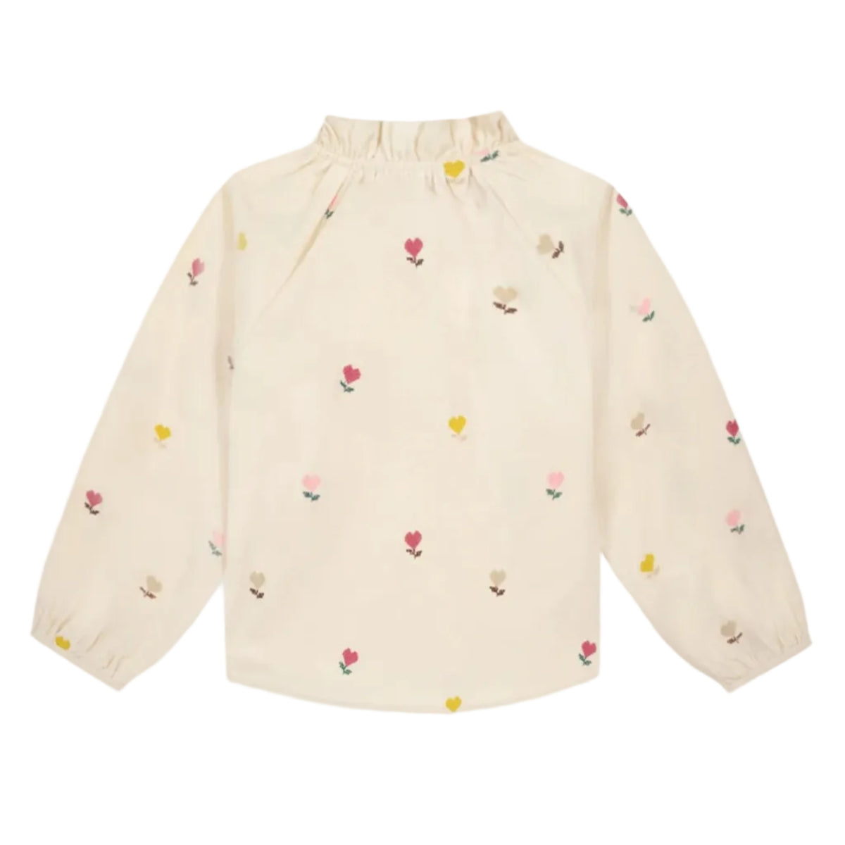 Kids Long Sleeve Blouse Coeur Flower