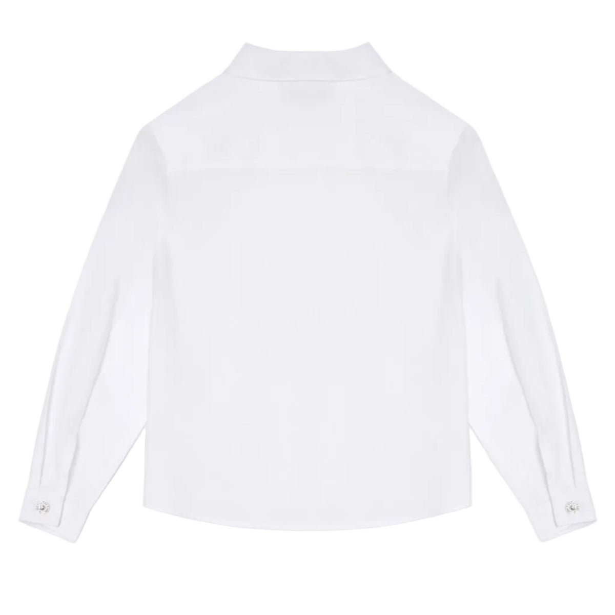 62B.42220223010 # Παιδικό Μακρυμάνικο Πουκάμισο Hide White