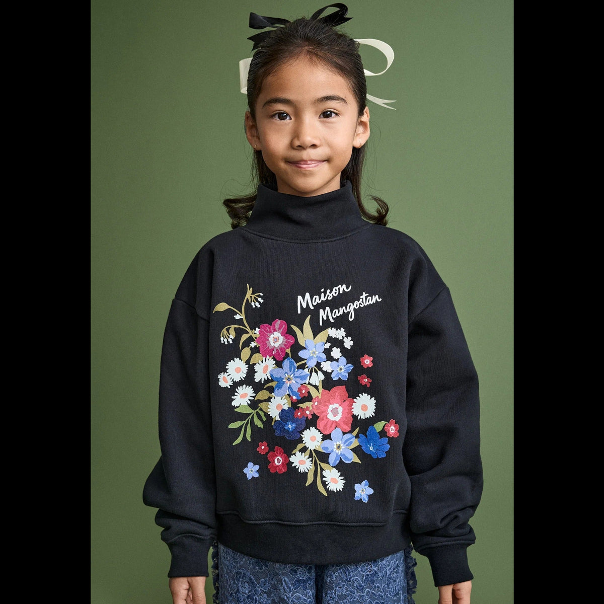 Kids Sweatshirt Florecitas