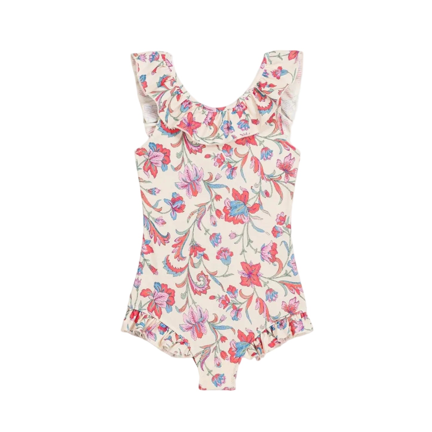 62A.FBC-S26-B0253 # Baby One-Piece Swimsuit Andrea Cream Flower Haven