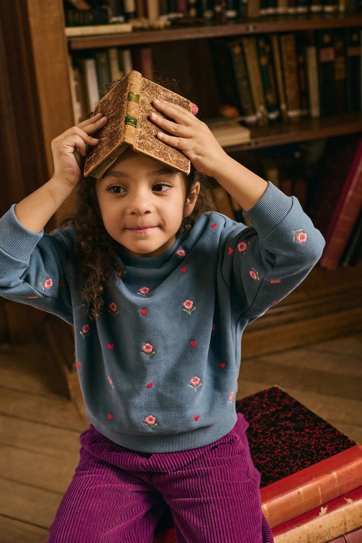 52B.GRP-W25-S0171 # Παιδική Μπλούζα Φούτερ Rosalia Blue Primrose Lake