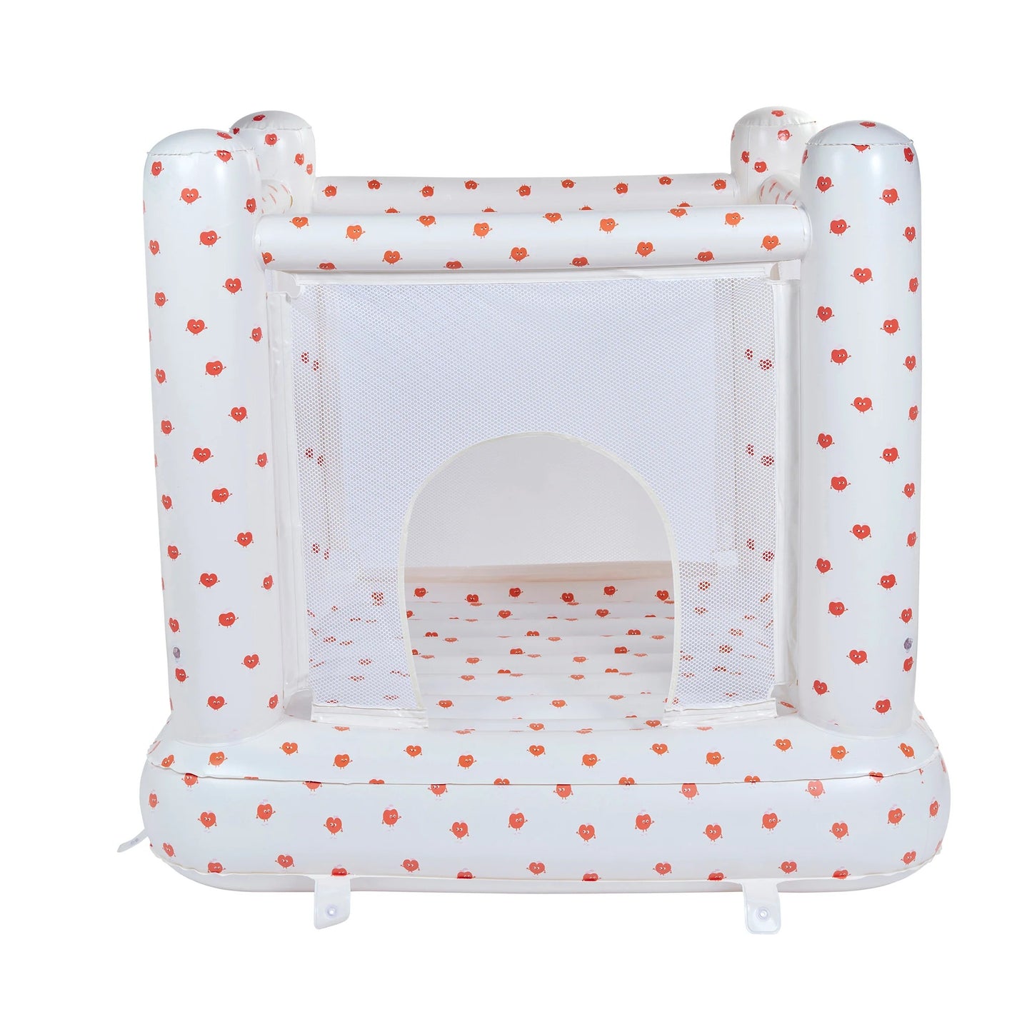 62A.S61BHPPC # Inflatable Bounce House Poppy the Peach Cream