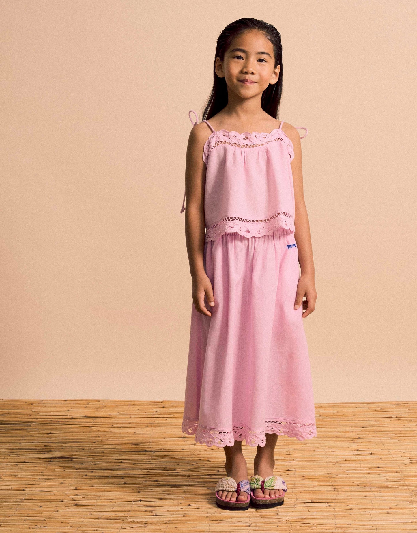 62A.26101407 # Kids Skirt Isla Lace Pink