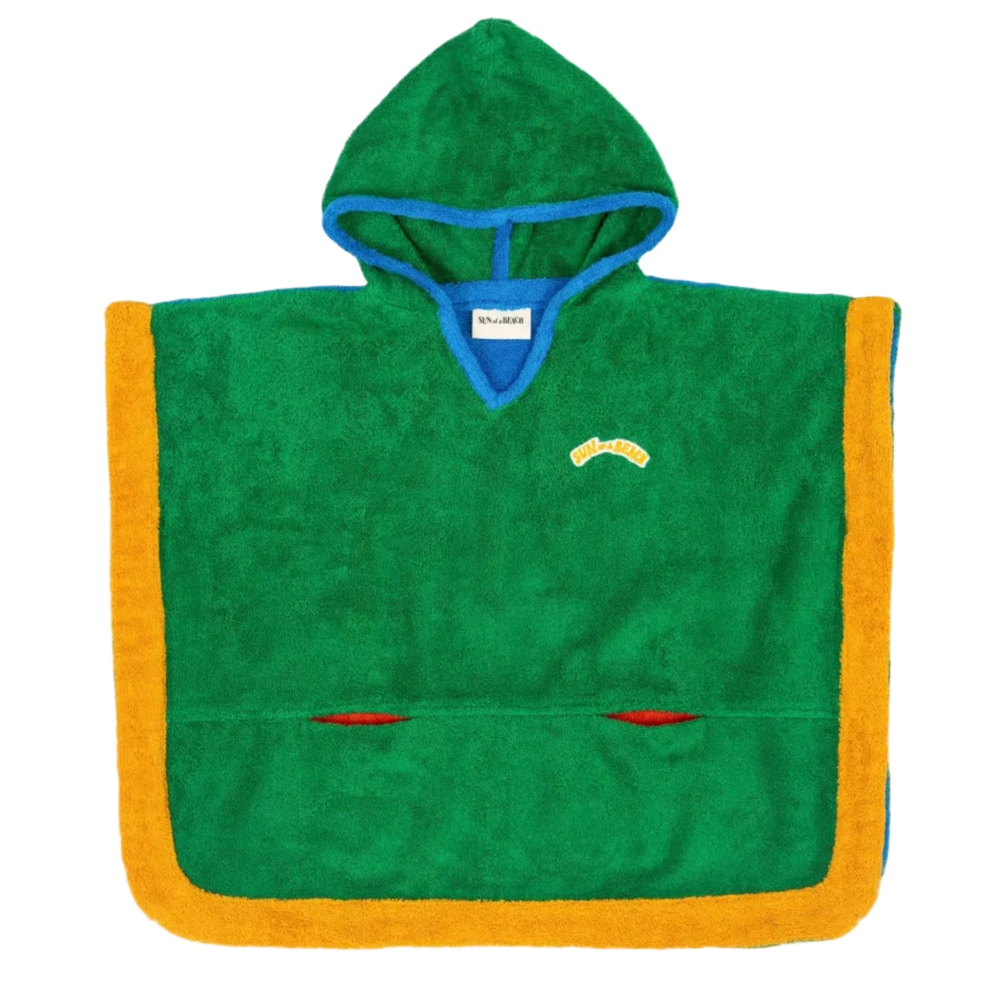 62A.KP/M/WAS-CBL-S # Παιδικό Μπουρνούζι Πόντσο Multi Wasabi