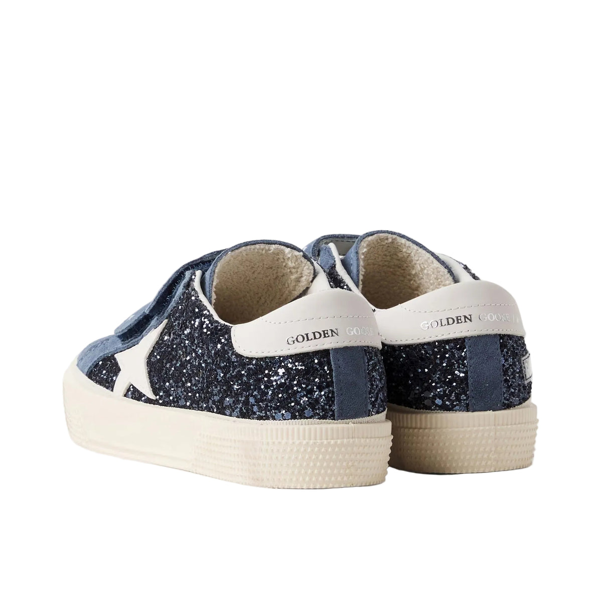 62B.GYF00198.F008673.1131 # Παιδικό Παπούτσι Golden Goose Glitter Blue Denim
