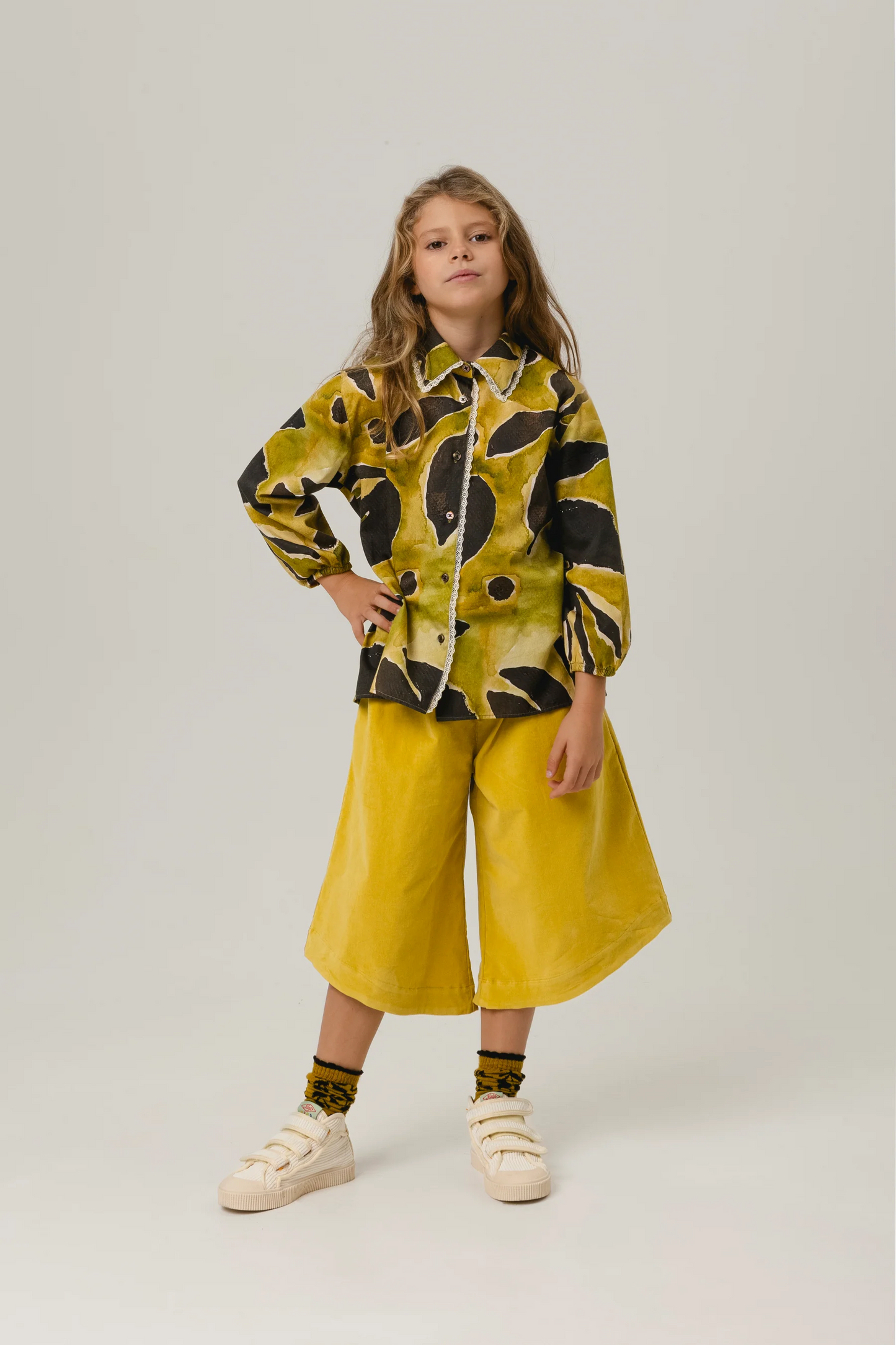 52B.TRS0226006 # Kids Asymmetrical Trousers Elsa Gall