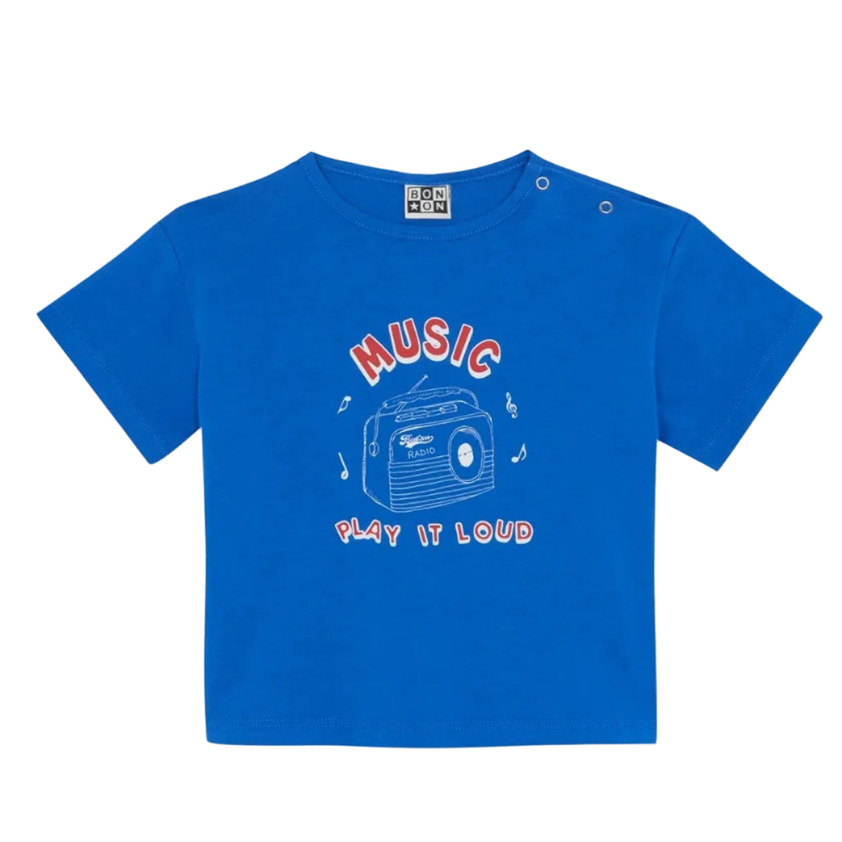 62A.BC15031_400 # Βρεφική Μπλούζα T-Shirt Music Summer Blue