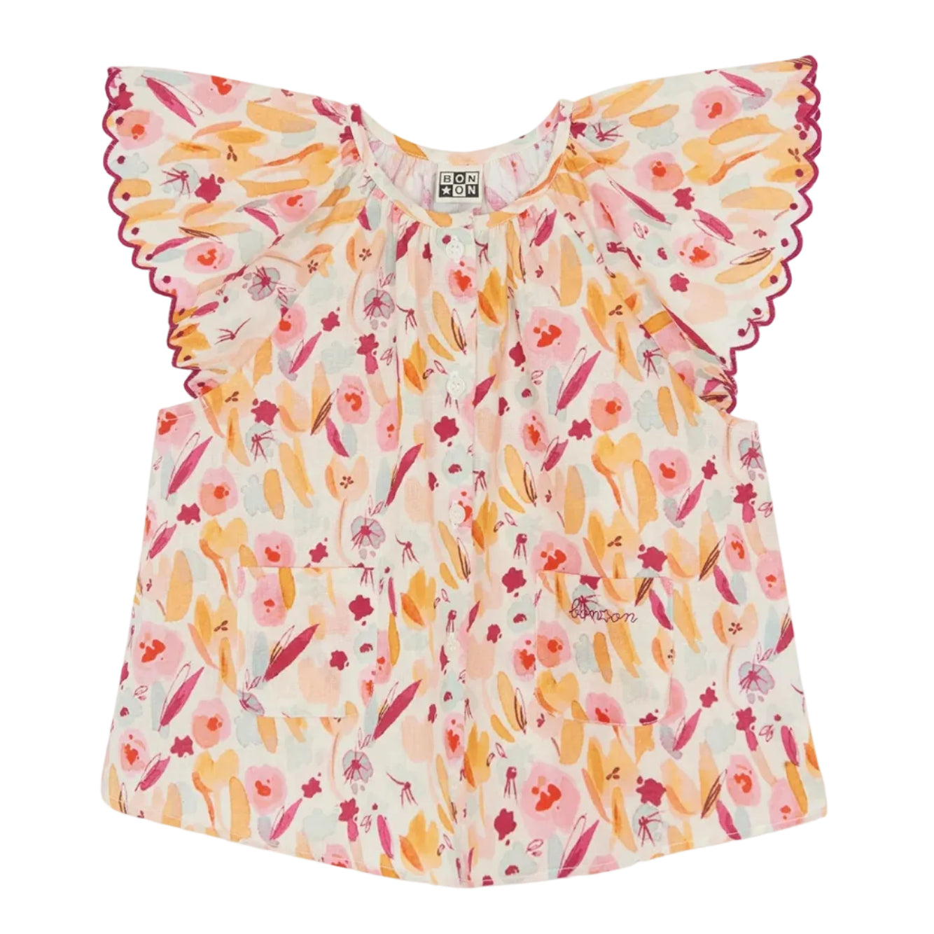 62A.BC12122_903 # Παιδική Μπλούζα Τουνίκ Fleurs Josephine