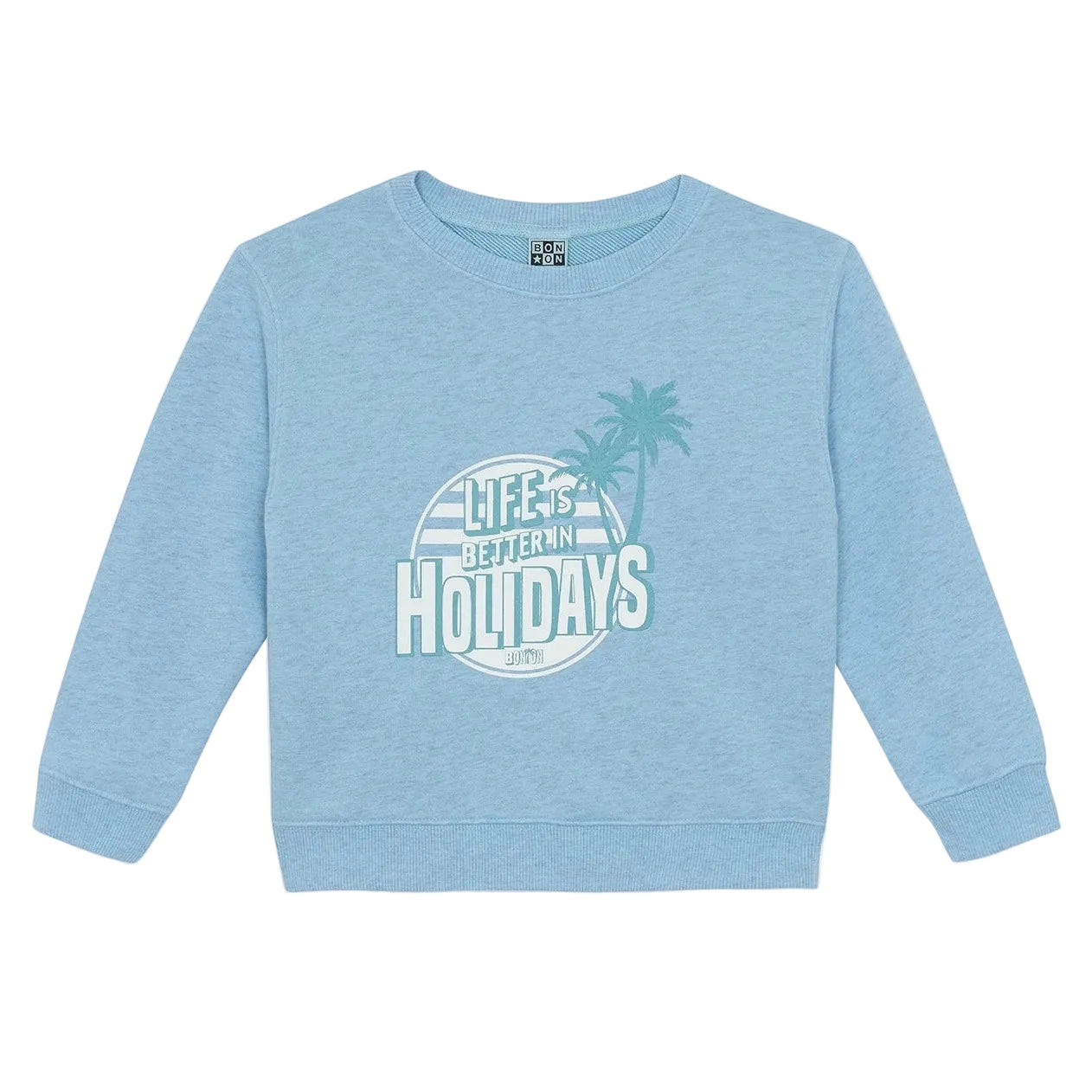 62A.BC15053_401 # Παιδική Μπλούζα Φούτερ Smile Holidays