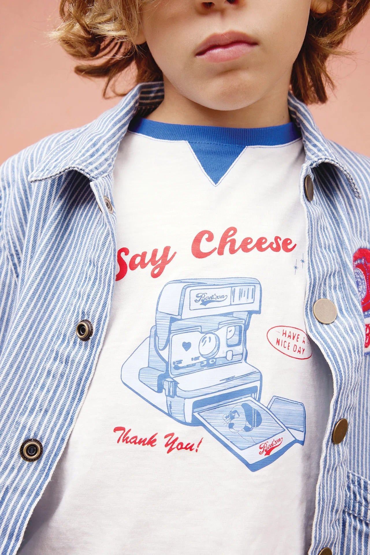 62A.BC10123_110 # Παιδική Μπλούζα T-Shirt Say Cheese