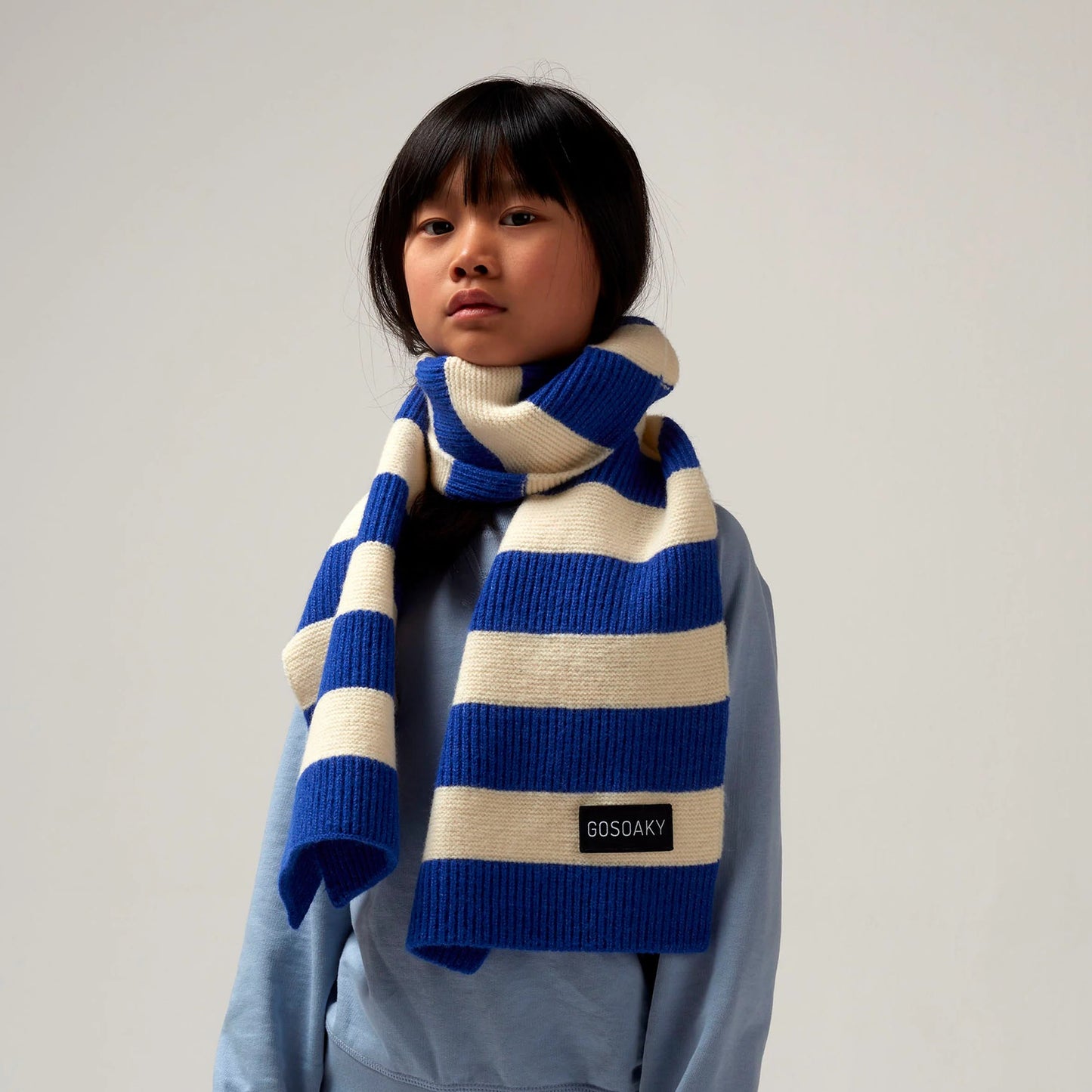 52B.252.9.2.953 _MARINA # Kids Scarf Chicken Run Bright Marina