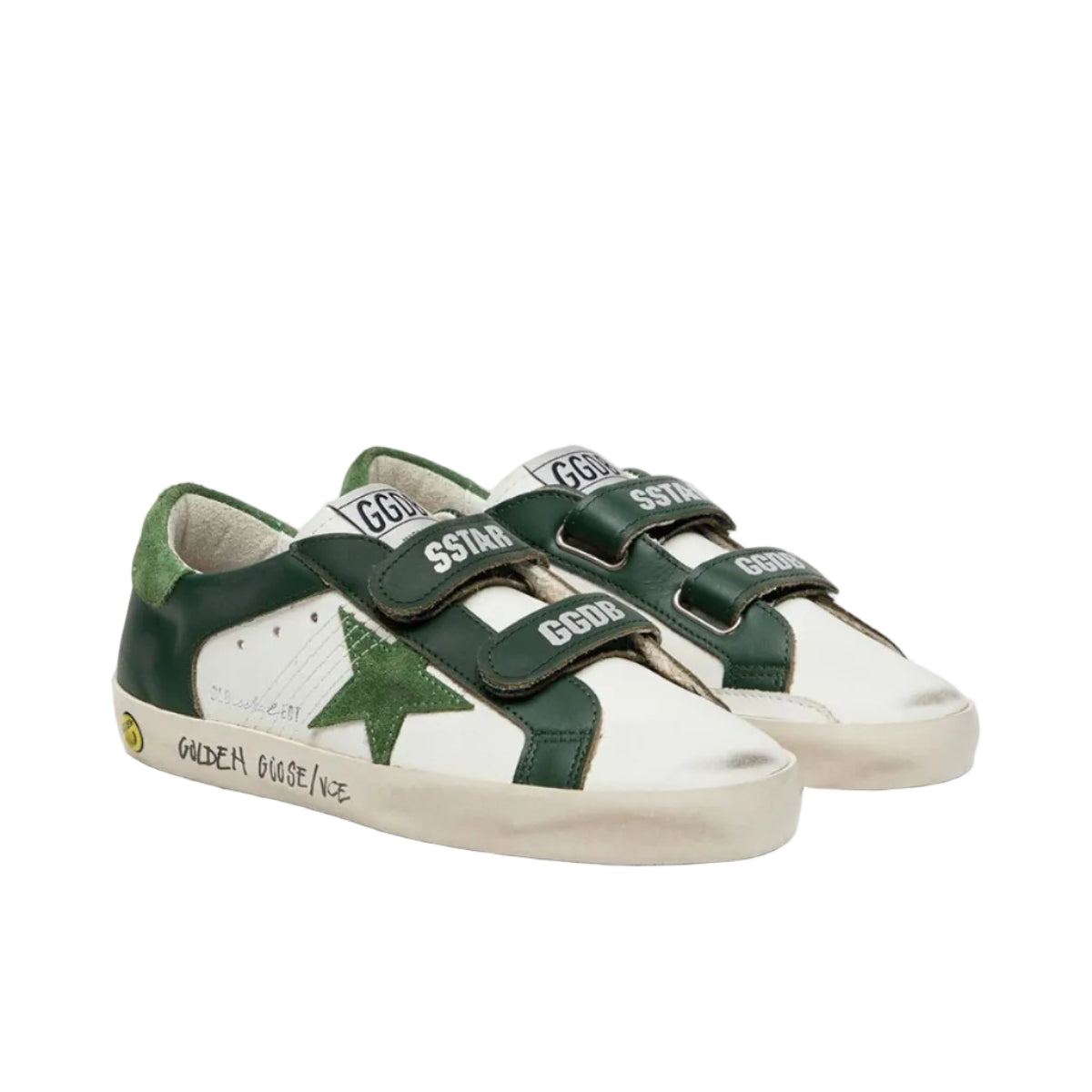 62B.GJF00143.F008663.0502 # Παιδικό Αθλητικό Παπούτσι Golden Goose White Green