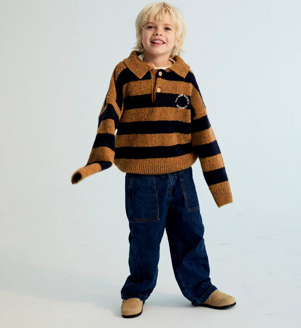 52B.KPO1C18 # Kids Pullover Jorge Eternal Ochre