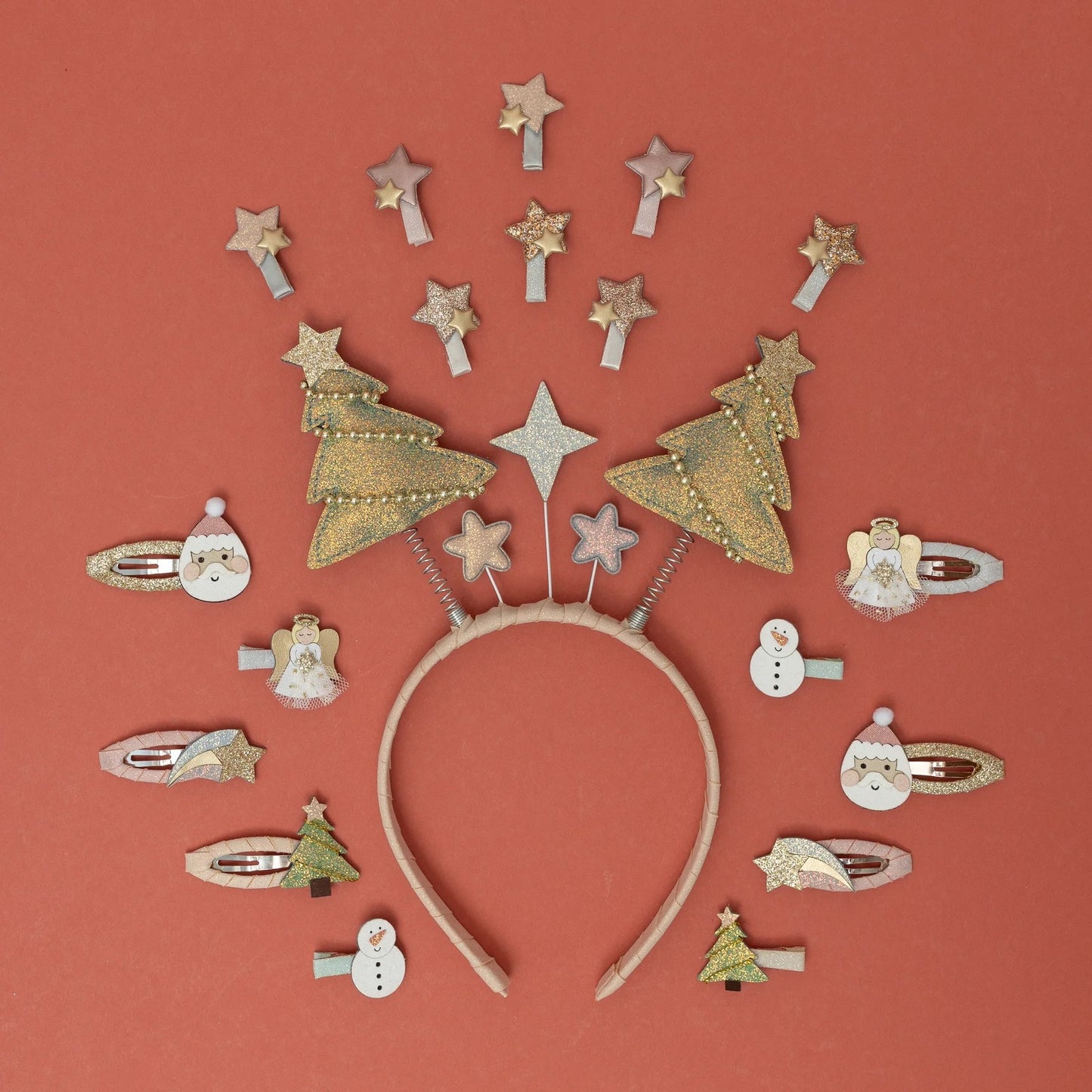 99.172120-23 # Christmas Bones Santa & Xmas Tree Clic Clacs